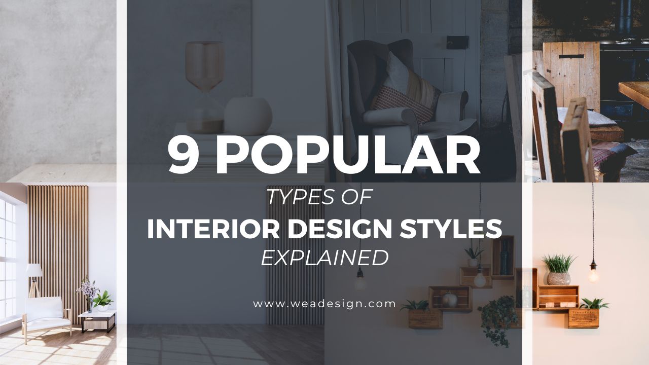Different types of interior design style