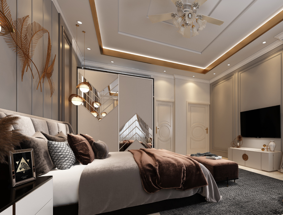 bedroom design by residential interior designer in bangalore