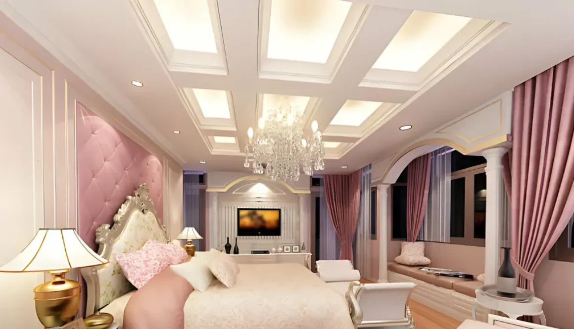 Bedroom gypsum ceiling design