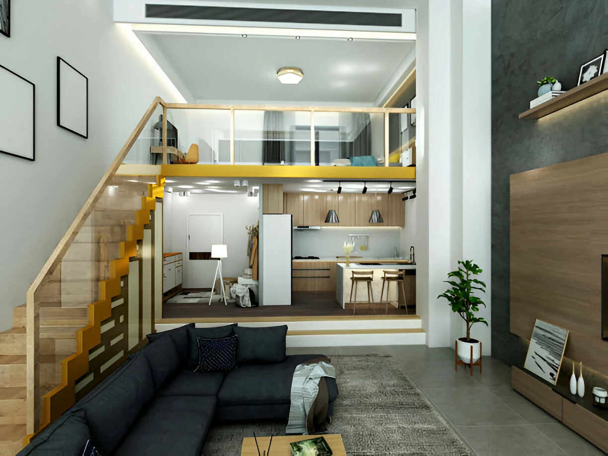 kitchen duplex house interior design
