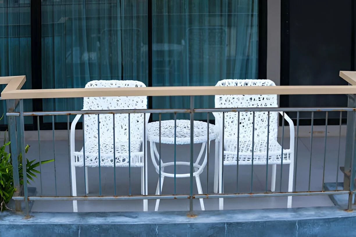 modern steel railing design for balcony